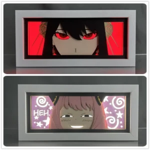 Anime Light Box Spy X Family Anya Smug Anime Led Light Box