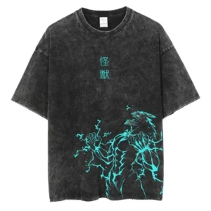 Kaiju No 8 Oversized T-shirts Vintage Washed Multi-design