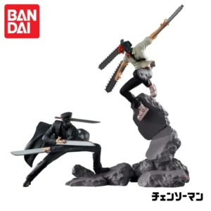 In Stock Bandai Original Banpresto Combination Battle Chainsaw Man Kantana Man Denji Action Figure Model Doll Brand New Boxed