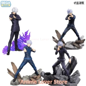 Original 100% SEGA Jujutsu Kaisen Satoru Gojo Anime Figure Collectible Model Ornaments