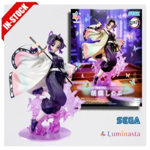 Original Genuine Model SEGA Luminasta Demon Slayer 12x18cm Kocho Shinobu Figure Anime Figurine Collections Toys Gifts for Kids