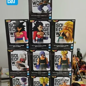 Genuine Original Bandai Banpresto Dragon Ball Gt Solid Edge Works Son Gokuu Super Saiyan 4 Figure Model Collector Figurine Toys