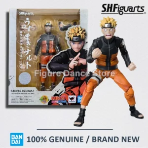 In Stock Bandai Finished Model SHF NARUTO UZUMAKI The Jinchuriki entrusted with Hope Action Figure Anime Toys Gifts for Children