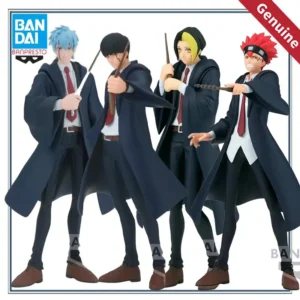BANDAI Original Banpresto DXF Mashle: Magic and Muscles Mash Burnedead Finn Ames Lance Crown Dot Barrett Action Figure Doll Toy