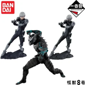 In Stock 100% Original Bandai Ichiban Kuji Kaiju No 8 Anime Characters Garage Model Toys Statue Collectible Ornaments
