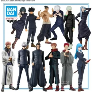 BANDAI Original Jujutsu Kaisen Satoru Gojo Inumaki Toge Ryomen Sukuna Fushiguro Megumi Nanami Kento Anime Figures Christmas Gift