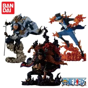 Original Bandai Ichiban Kuji One Piece Ex Akuma O Yadosushatachi Vol.2 Sabo Smoker Marshall D. Teach Anime Figure Model Toys