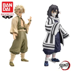 In Stock Bandai Original Banpresto Demon Slayer 15 Shinazugawa Sanemi Iguro Obanai Action Figure Model Doll Brand New Boxed