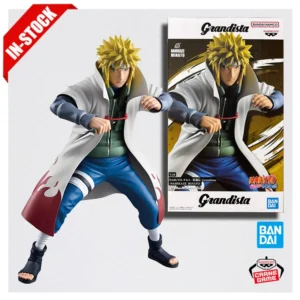 Original Genuine Model Banpresto Grandista Naruto 23cm Namikaze Minato Figure Anime Figurine Collections Toys Gifts