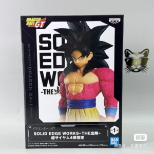 Genuine Original Bandai Banpresto Dragon Ball Gt Solid Edge Works Son Gokuu Super Saiyan 4 Figure Model Collector Figurine Toys