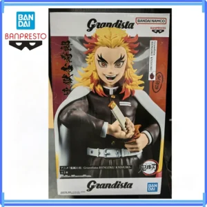 Bandai In Stock Original Banpresto Grandista Demon Slayer Rengoku Kyojuro Figure Anime Model Genuine Boxed Toys Gifts